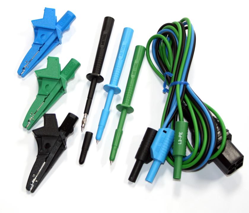 Kabelset för bl.a fasföljdsprovning